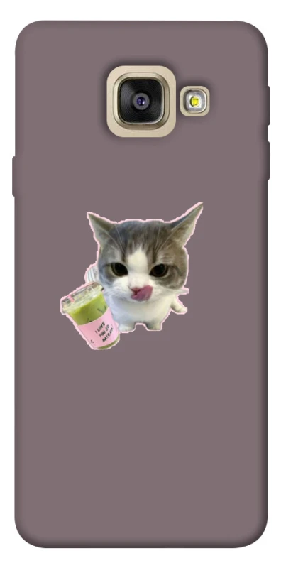 Чехол на Samsung A520 Galaxy A5 (2017) cat matcha фото 1 из 1