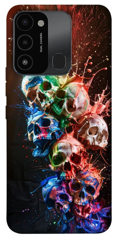 Чохол на TECNO Spark 8C Skulls фото 1 з 1