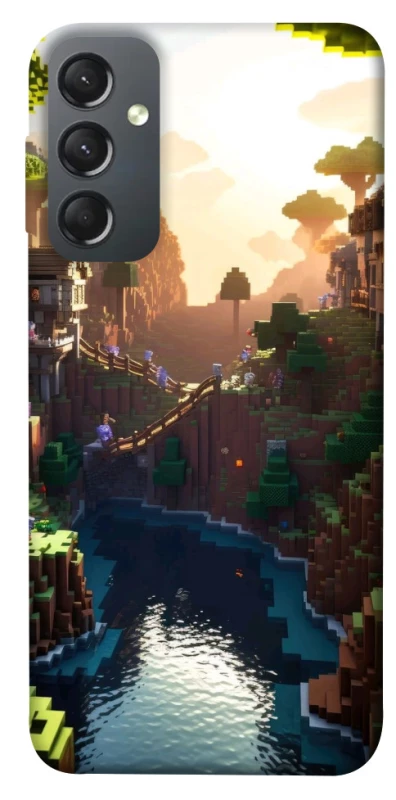 Чехол на Samsung Galaxy A24 4G Minecraft sunset фото 1 из 1