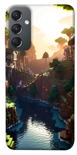 Чехол на Samsung Galaxy A24 4G Minecraft sunset фото 1 из 1