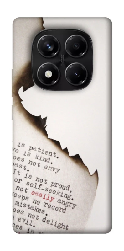 Чохол на Xiaomi Redmi Note 14 Pro 5G Вірші фото 1 з 1