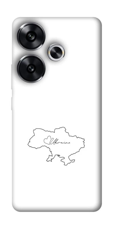 Чохол на Xiaomi Poco F6 Ukraine map фото 1 з 1