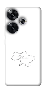 Чохол на Xiaomi Poco F6 Ukraine map фото 1 з 1