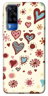 Чохол на Vivo Y51a Pretty hearts фото 1 з 1