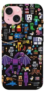 Чохол на Apple iPhone 15 (6.1") Minecraft v5 фото 1 з 1