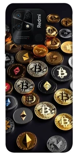 Чехол на Xiaomi Redmi 10C Many coins фото 1 из 1