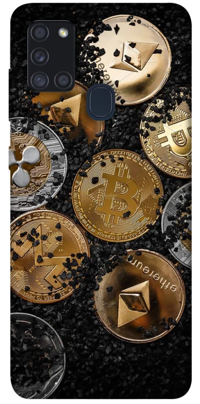 Чохол на Samsung Galaxy A21s Many coins v2 фото 1 з 1