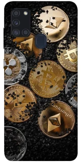 Чехол на Samsung Galaxy A21s Many coins v2 фото 1 из 1