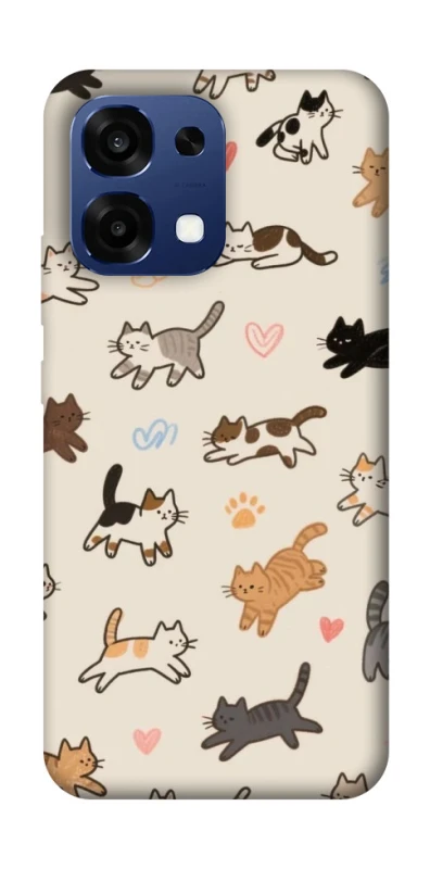 Чохол на Oppo A6 Pro 4G/5G Cat style ver.2 фото 2 з 2