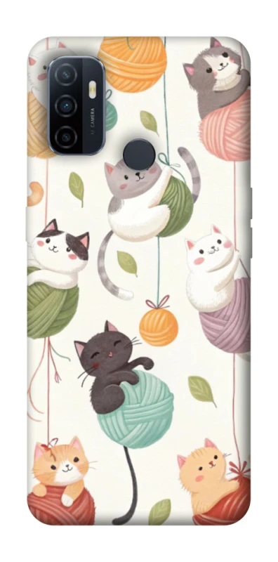 Чохол на Oppo A53 / A32 / A33 Funny Kittens фото 1 з 1