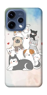 Чохол на Oppo Reno 15 Funny Pets ver.2 фото 1 з 2