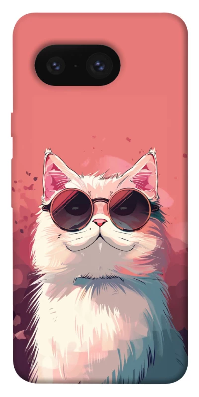 Чохол на Google Pixel 8 Сat with glasses фото 1 з 1
