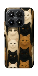 Чохол на Xiaomi 17 Colorful Cat Collage фото 1 з 1