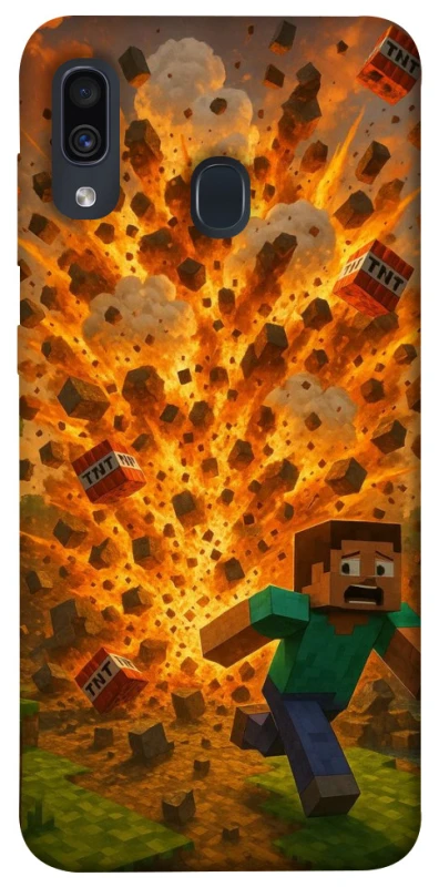 Чохол на Samsung Galaxy A20 / A30 Minecraft v7 фото 1 з 1