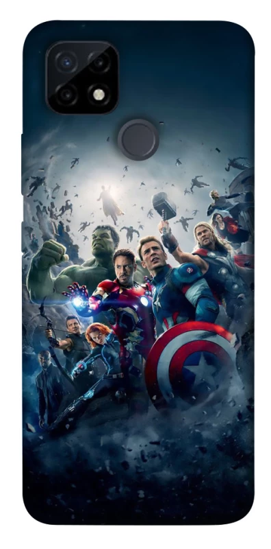 Чехол на Realme C25Y Marvel heroes фото 1 из 1
