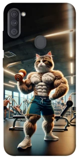 Чехол на Samsung Galaxy A11 Качок кот фото 1 из 1