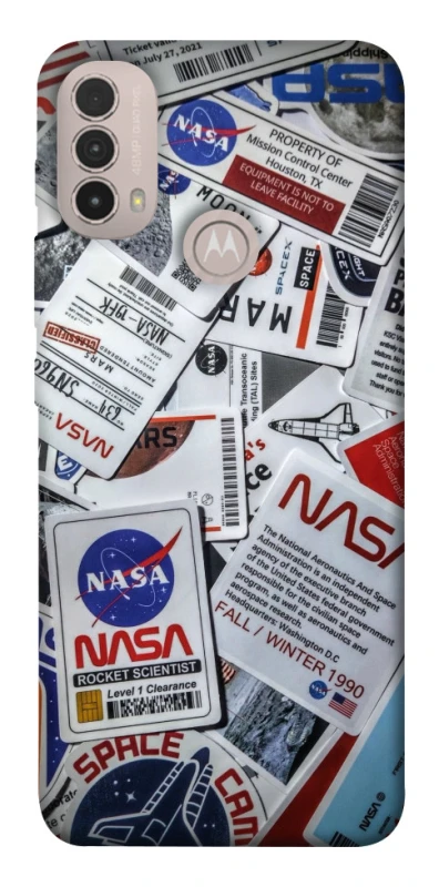 Чехол на Motorola Moto E40 NASA ver.4 фото 1 из 1