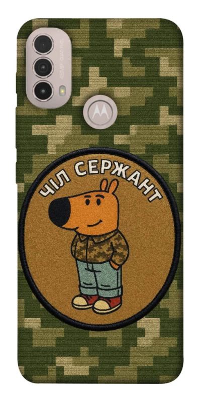 Чохол на Motorola Moto E40 Чіл сержант фото 1 з 1
