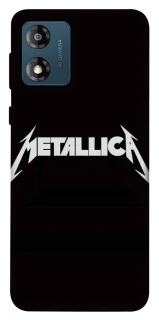 Чехол на Motorola Moto E13 Metallica logo фото 1 Чехол на Motorola Moto E13 Metallica logo фото 1 из 1