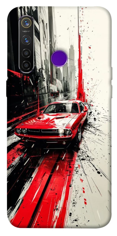 Чехол на Realme 5 Pro Painted Mustang фото 1 из 1
