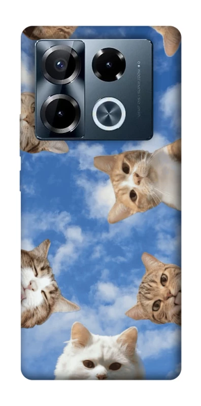 Чохол на Infinix Note 40 Pro 4G Сats фото 1 з 1