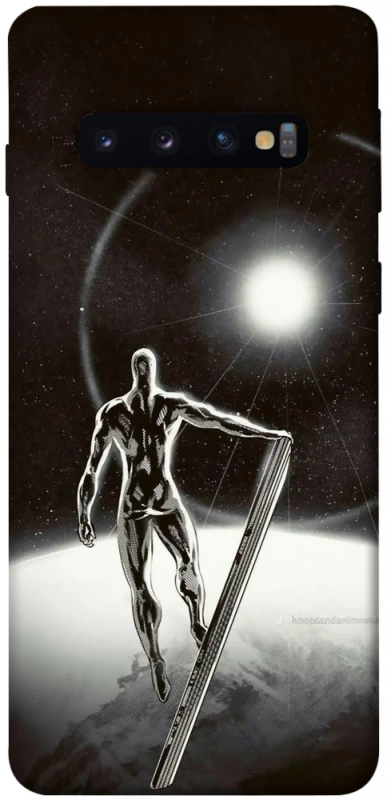 Чохол на Samsung Galaxy S10 Срібний серфер фото 1 з 1