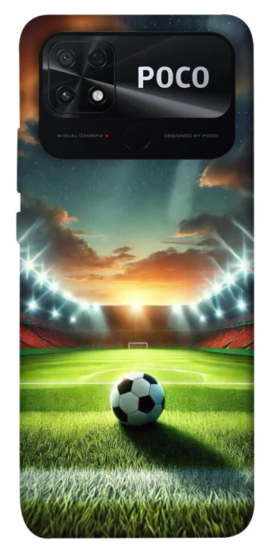 Чехол на Xiaomi Poco C40 Football aesthetic ver.3 фото 1 из 1