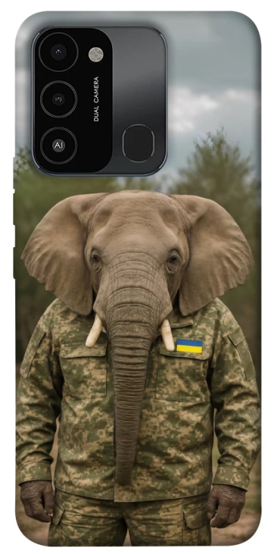 Чехол на TECNO Spark 8C Слон защитник фото 1 из 1