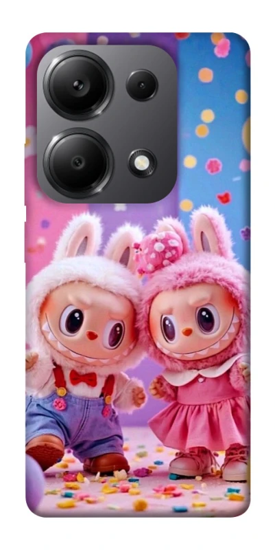 Чохол на Xiaomi Redmi Note 13 Pro 5G Labubu twins ver.3 фото 1 з 1