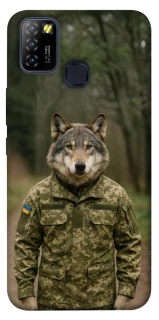Чехол на Infinix Hot 10 Lite Волк защитник фото 1 из 1