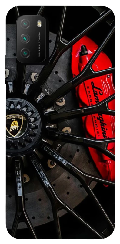 Чехол на Xiaomi Poco M3 Wheel Lamborgini фото 1 из 1