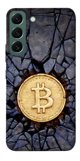 Чохол на Samsung Galaxy S22 Bitcoin cracks фото 1 з 1