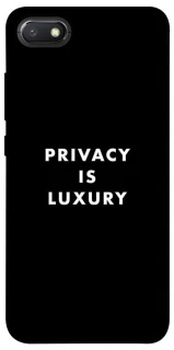 Чохол на Xiaomi Redmi 6A Privacy is luxury фото 1 з 1