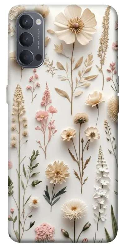 Чохол на Oppo Reno 4 Floral design ver.1 фото 1 з 1