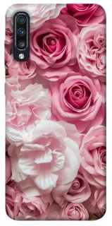 Чехол на Samsung Galaxy A70 (A705F) Розовые цветы фото 1 из 1