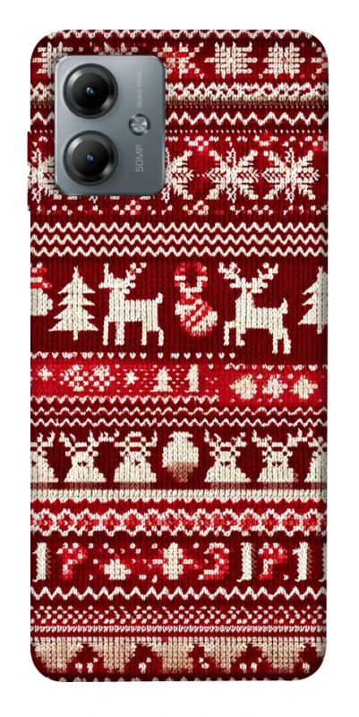 Чехол на Motorola Moto G14 Christmas jumper ver.2 фото 1 из 1