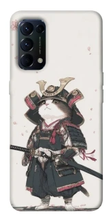 Чохол на Oppo Reno 5 4G Samurai Cat Warrior фото 1 з 1