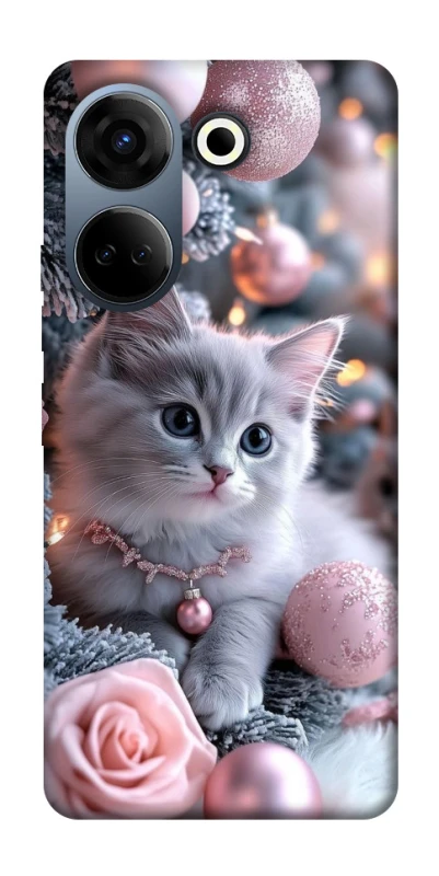 Чохол на TECNO Camon 20 Pro (CK7n) Christmas Kitty фото 1 з 1