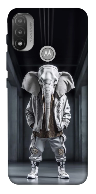 Чохол на Motorola Moto E20 Слон v2 фото 1 з 1