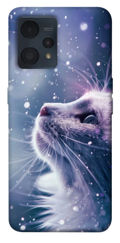 Чохол на Realme 9 4G / 9 Pro+ Snow cat фото 1 з 1