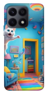 Чохол на Huawei Honor X8a crazy cat фото 1 з 1