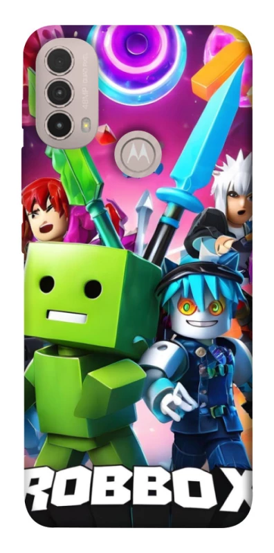 Чохол на Motorola Moto E40 Roblox gaming heroes фото 1 з 1
