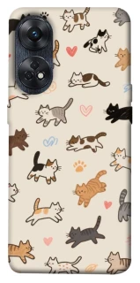 Чехол на Oppo Reno 8T 4G Cat style ver.2 фото 1 из 1