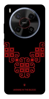 Чохол на ZTE Blade V70 Max Чорно-червона вишиванка фото 1 з 1