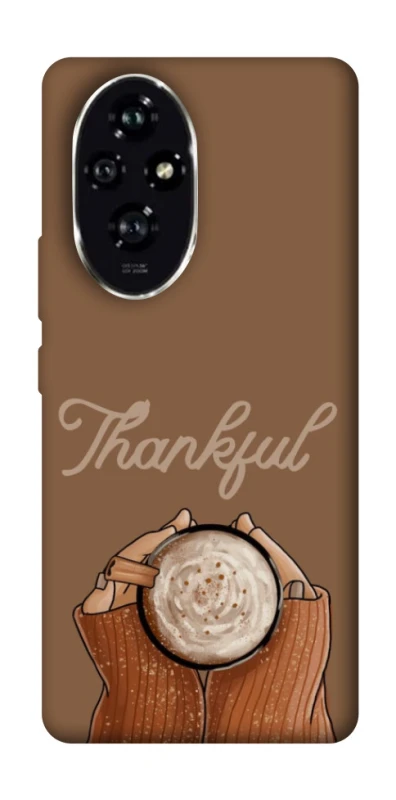 Чохол на Honor 200 Thankful coffee фото 1 з 1