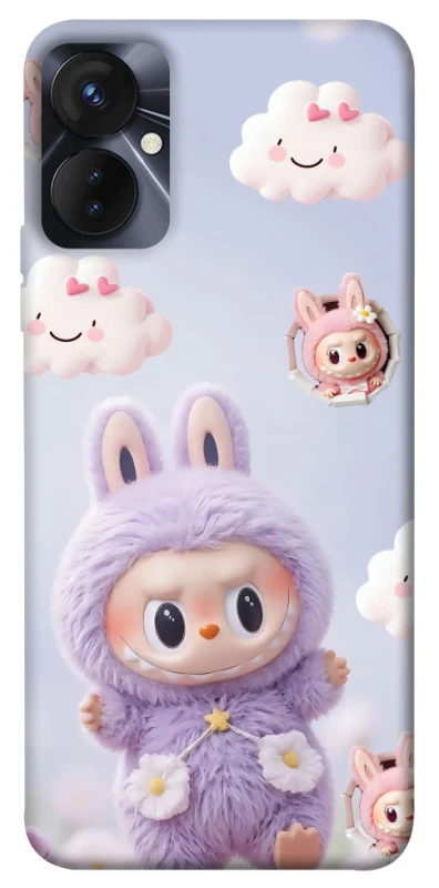 Чохол на TECNO Spark 9 Pro Labubu & clouds фото 1 з 1