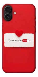Чохол на Apple iPhone 16 Plus Love Mode ON фото 1 з 1