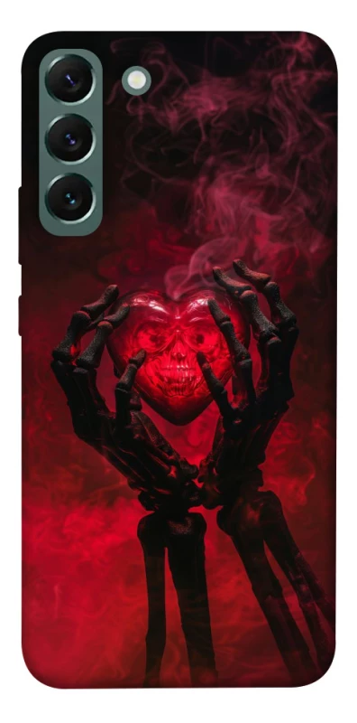 Чохол на Samsung Galaxy S22+ Heart in the hands of a skeleton фото 1 з 1
