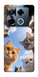 Чехол на Infinix Note 40 Pro 4G Cats фото 1 из 1