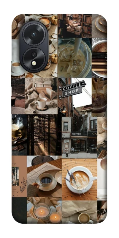 Чехол на Oppo A18 Coffee collage ver.3 фото 1 из 1